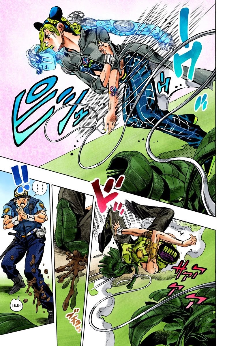 JoJo's Bizarre Adventure Part 6 - Stone Ocean (Official Colored) chapter 27 page 8