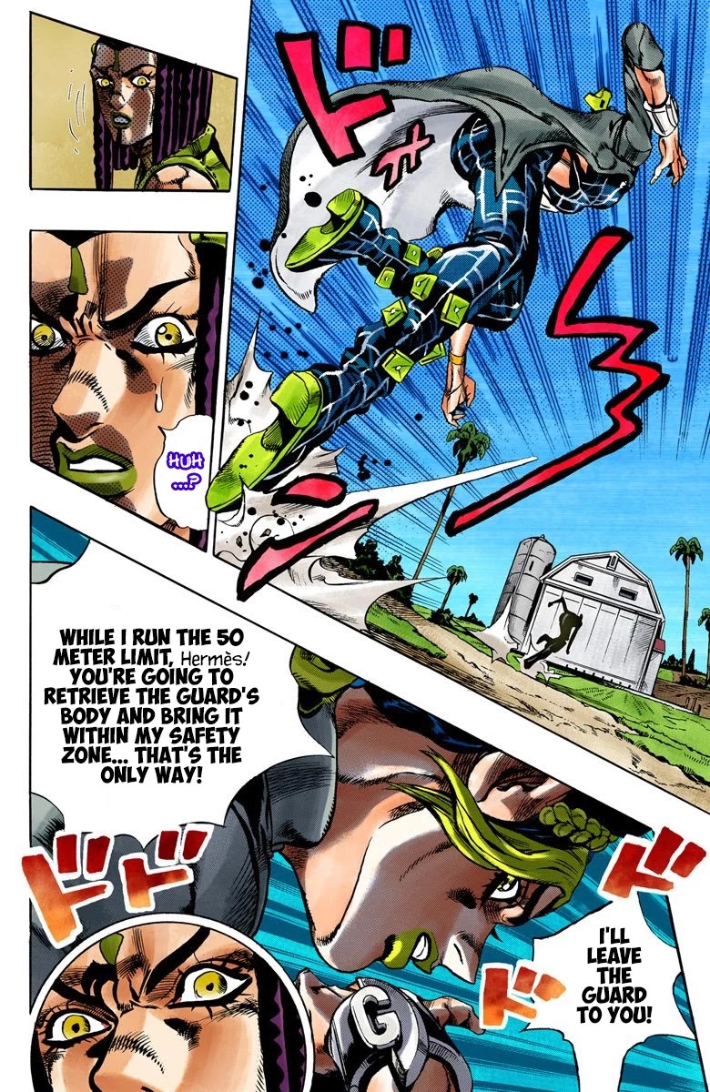 JoJo's Bizarre Adventure Part 6 - Stone Ocean (Official Colored) chapter 31 page 4