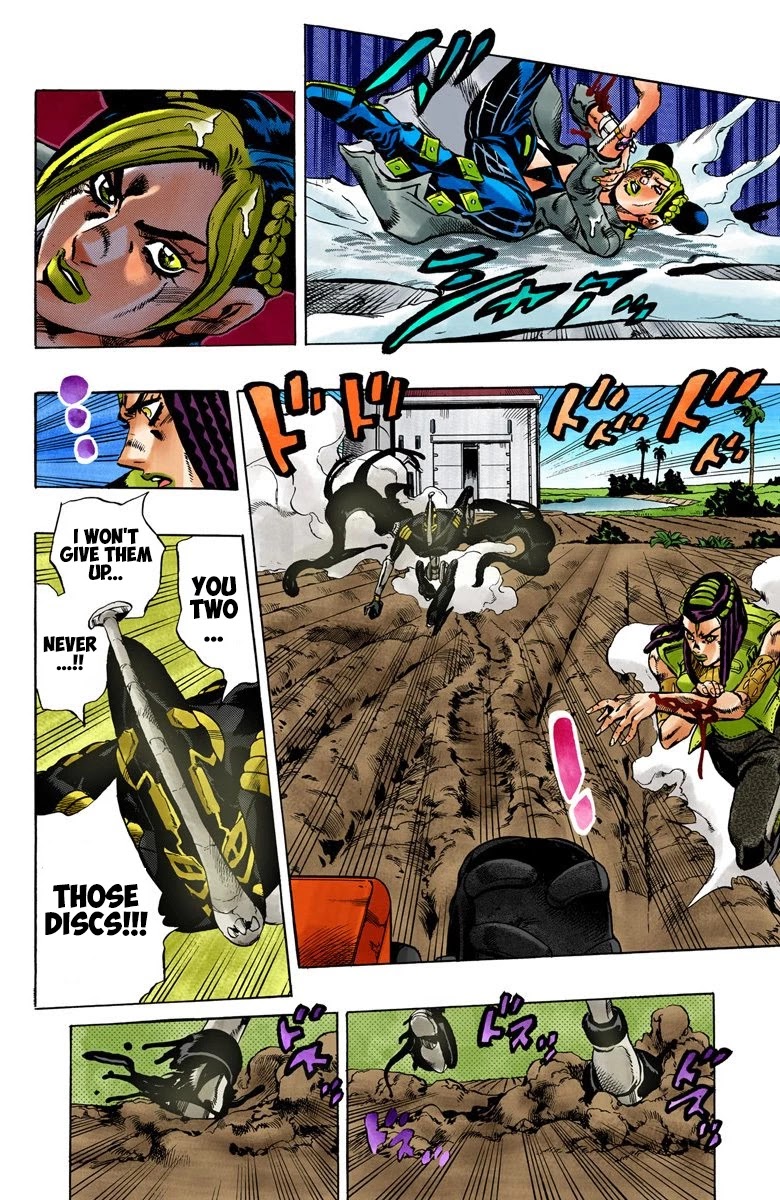 JoJo's Bizarre Adventure Part 6 - Stone Ocean (Official Colored) chapter 32 page 12