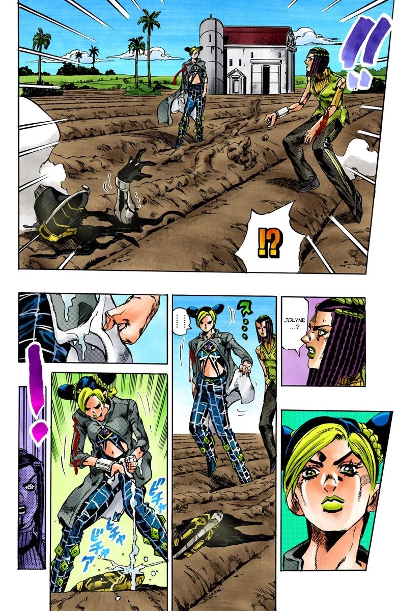 JoJo's Bizarre Adventure Part 6 - Stone Ocean (Official Colored) chapter 32 page 16