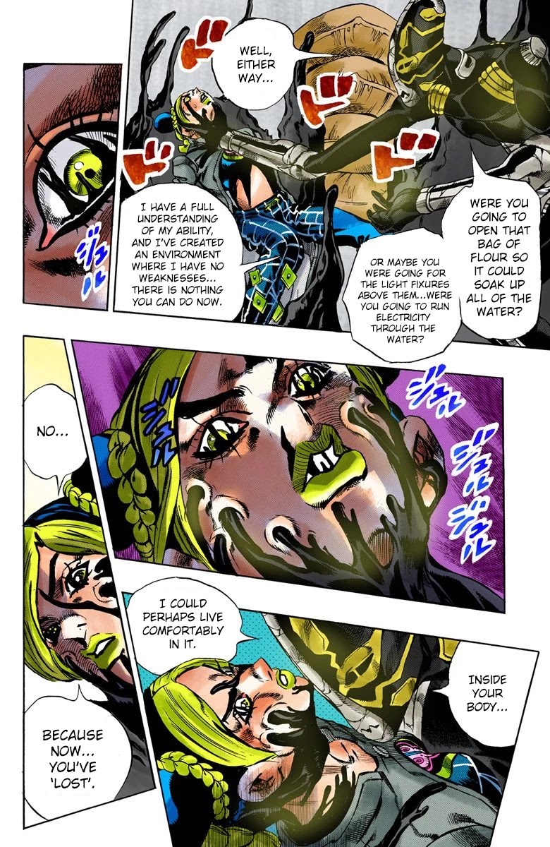 JoJo's Bizarre Adventure Part 6 - Stone Ocean (Official Colored) chapter 32 page 8