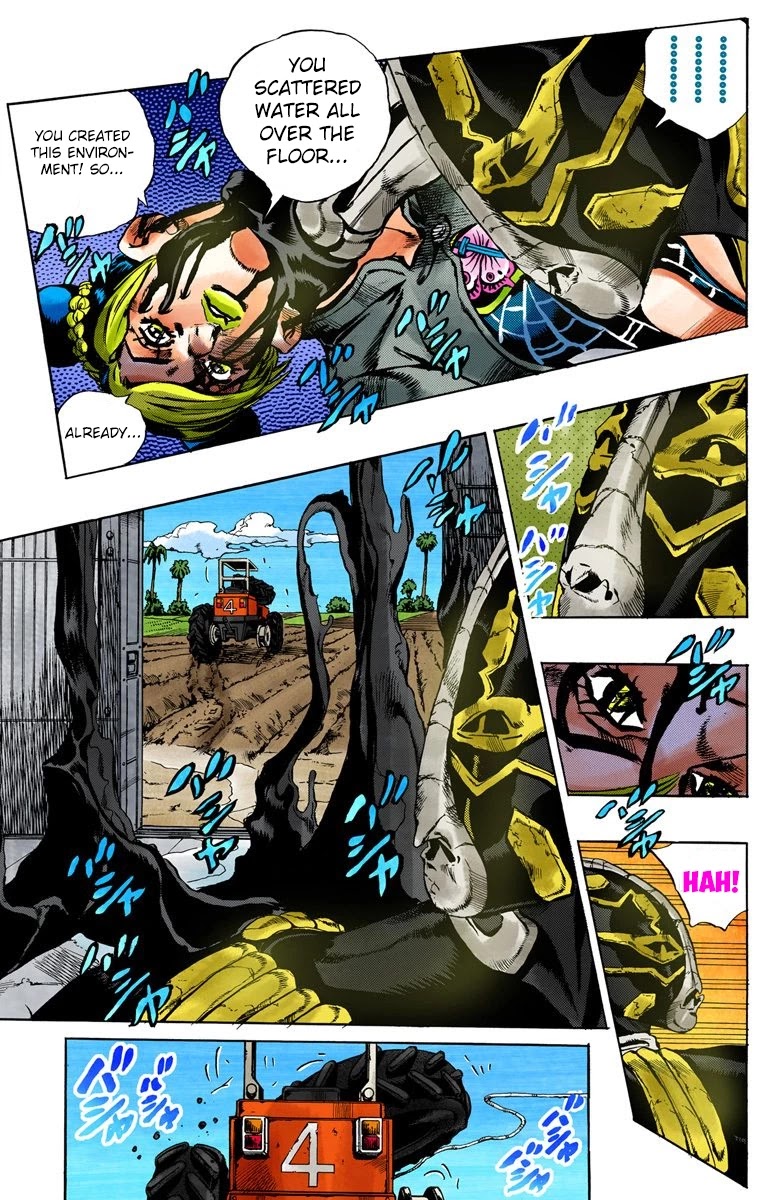 JoJo's Bizarre Adventure Part 6 - Stone Ocean (Official Colored) chapter 32 page 9