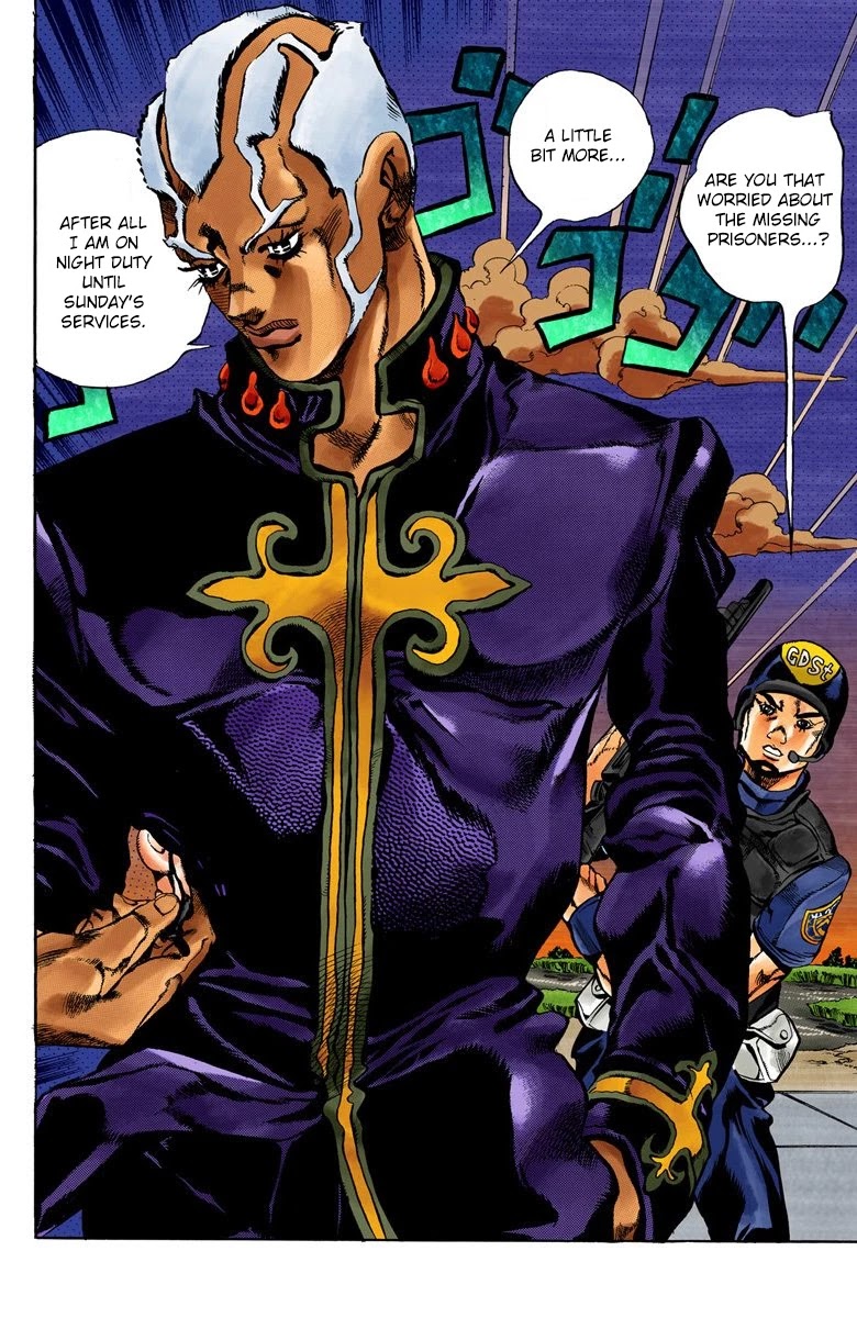 JoJo's Bizarre Adventure Part 6 - Stone Ocean (Official Colored) chapter 34 page 1