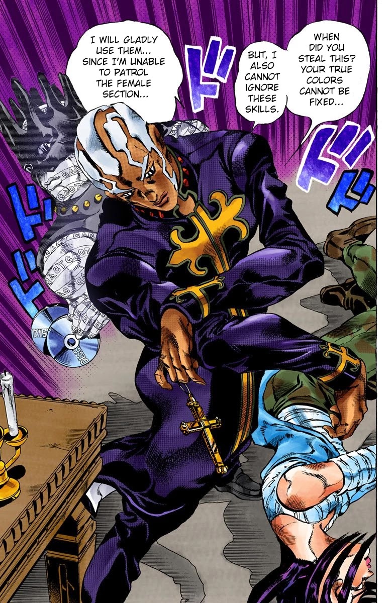 JoJo's Bizarre Adventure Part 6 - Stone Ocean (Official Colored) chapter 34 page 16