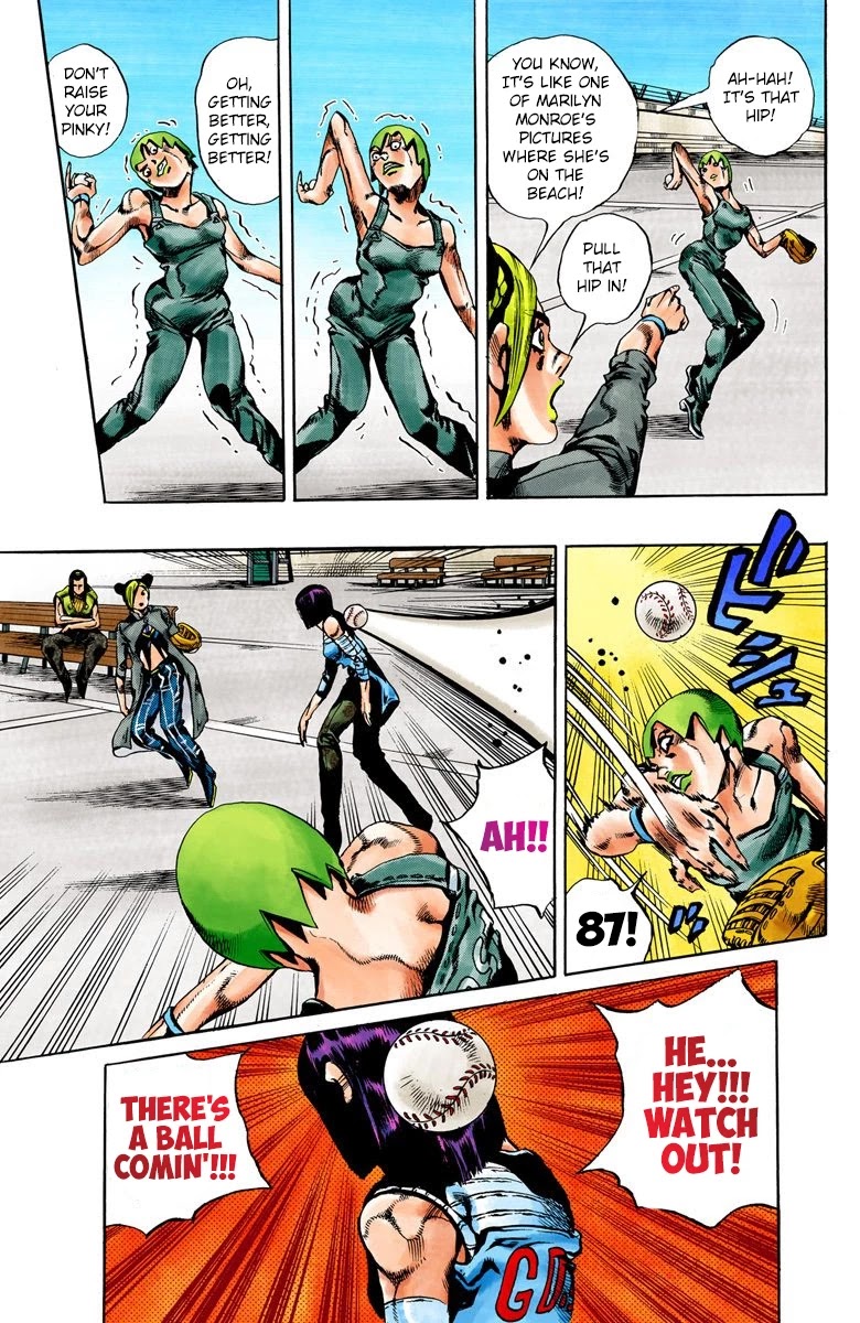 JoJo's Bizarre Adventure Part 6 - Stone Ocean (Official Colored) chapter 34 page 18