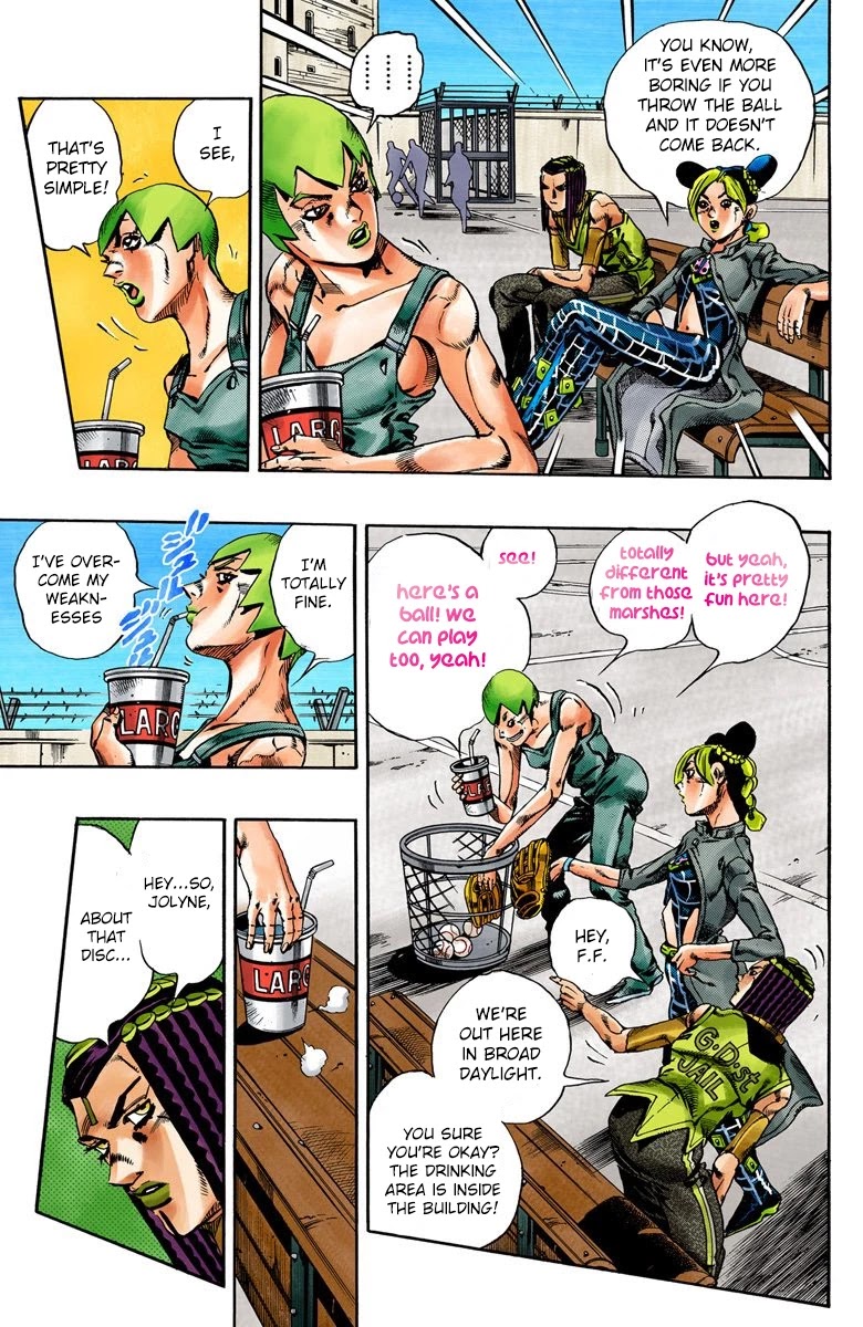 JoJo's Bizarre Adventure Part 6 - Stone Ocean (Official Colored) chapter 34 page 4