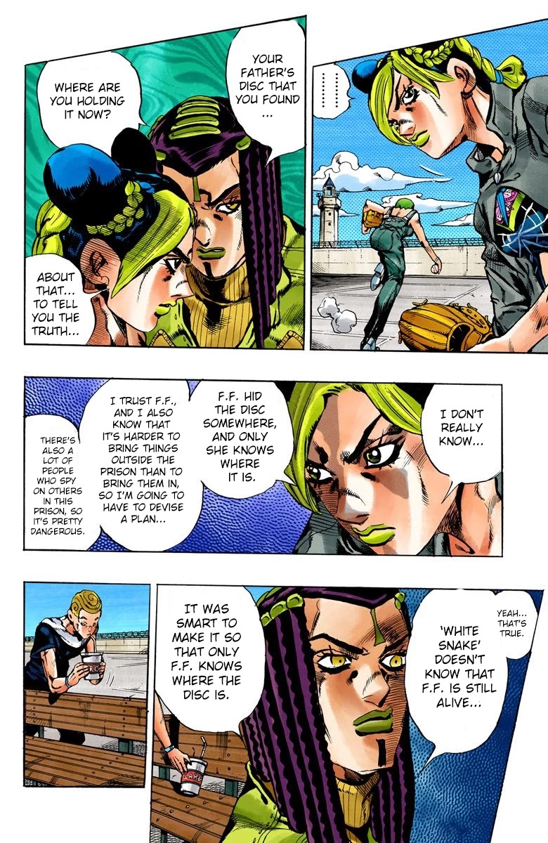 JoJo's Bizarre Adventure Part 6 - Stone Ocean (Official Colored) chapter 34 page 5