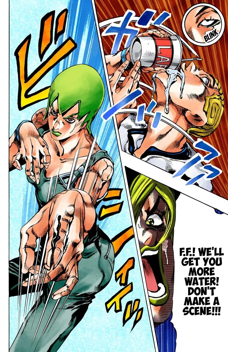 JoJo's Bizarre Adventure Part 6 - Stone Ocean (Official Colored) chapter 34 page 7