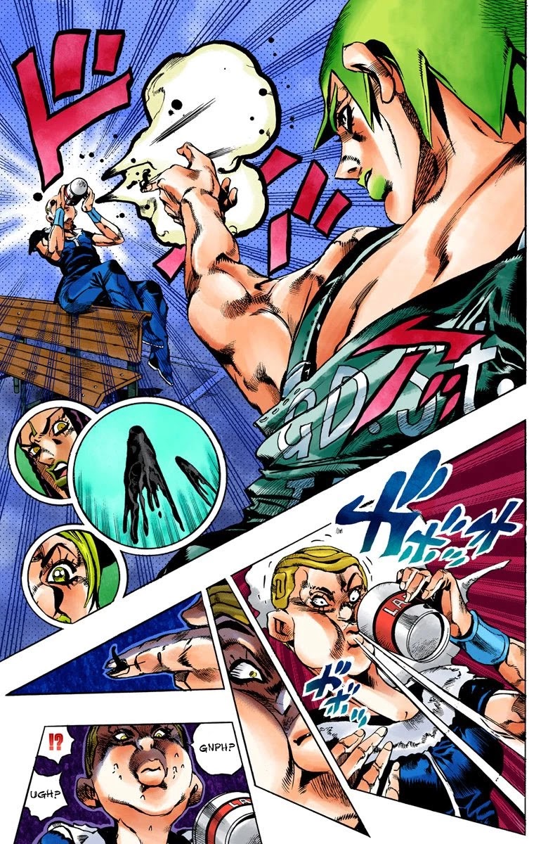 JoJo's Bizarre Adventure Part 6 - Stone Ocean (Official Colored) chapter 34 page 8