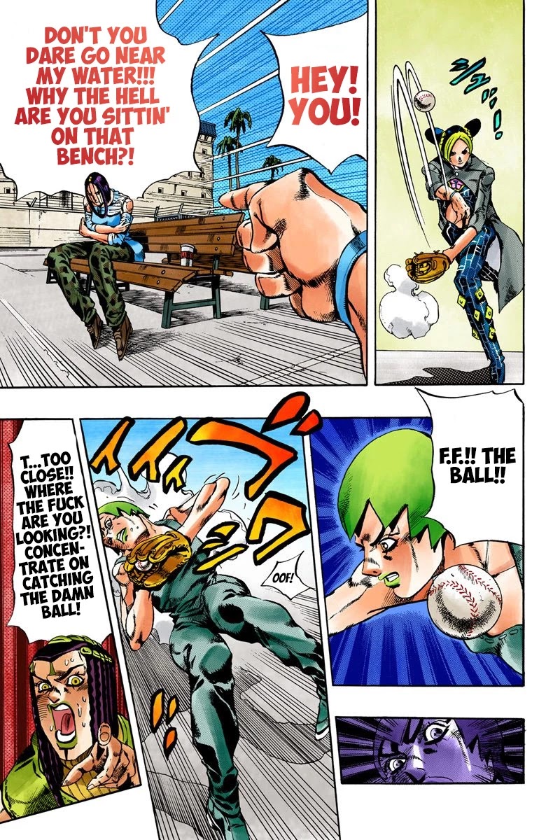 JoJo's Bizarre Adventure Part 6 - Stone Ocean (Official Colored) chapter 35 page 11