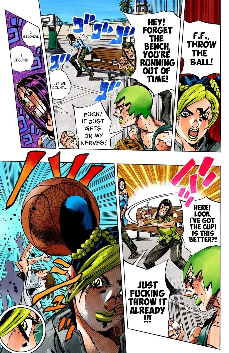 JoJo's Bizarre Adventure Part 6 - Stone Ocean (Official Colored) chapter 35 page 13