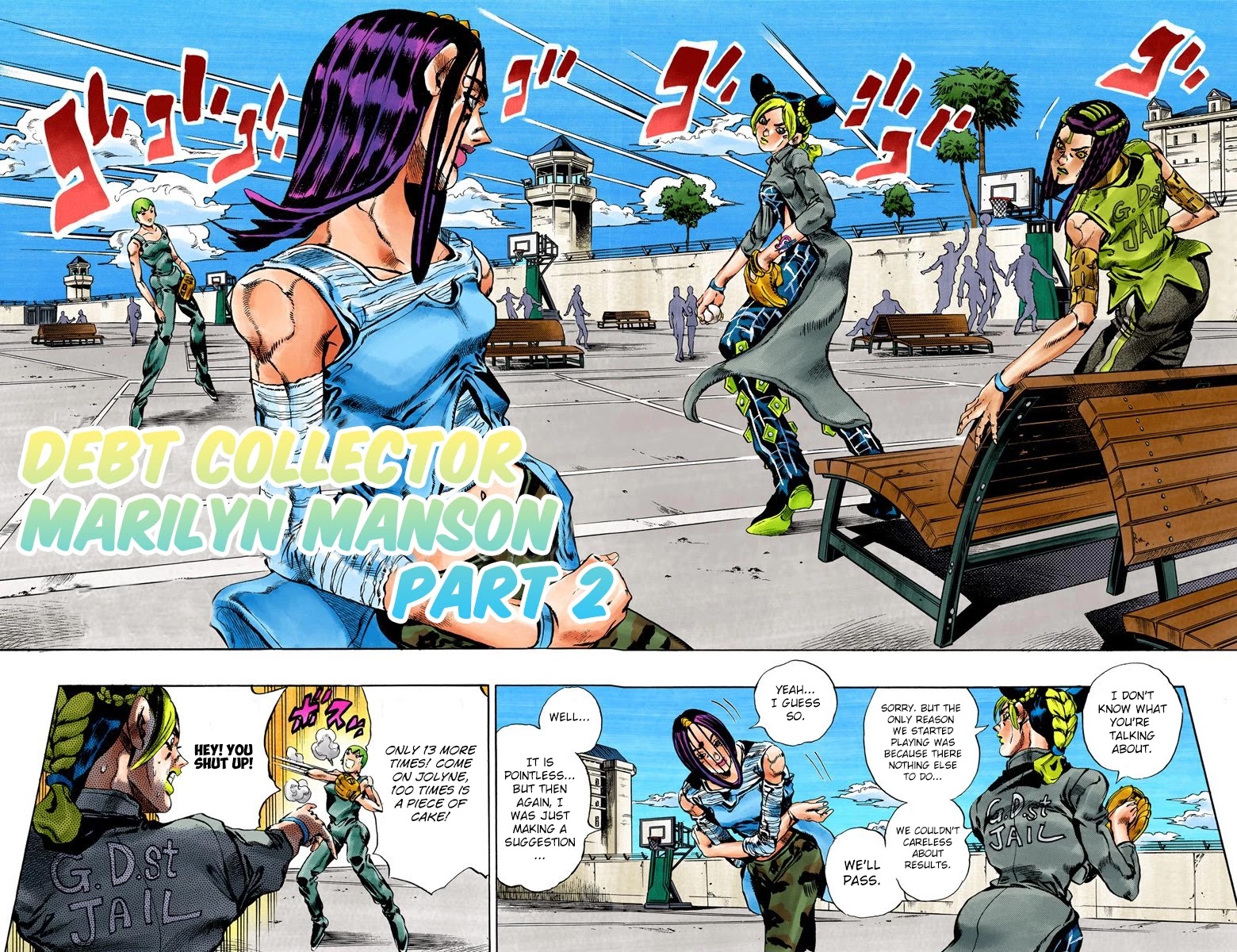 JoJo's Bizarre Adventure Part 6 - Stone Ocean (Official Colored) chapter 35 page 3