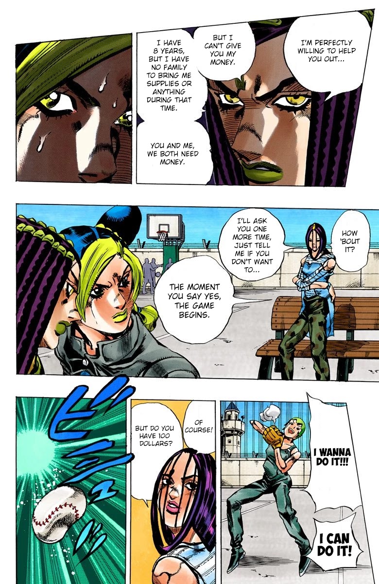 JoJo's Bizarre Adventure Part 6 - Stone Ocean (Official Colored) chapter 35 page 6