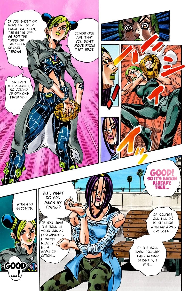 JoJo's Bizarre Adventure Part 6 - Stone Ocean (Official Colored) chapter 35 page 7