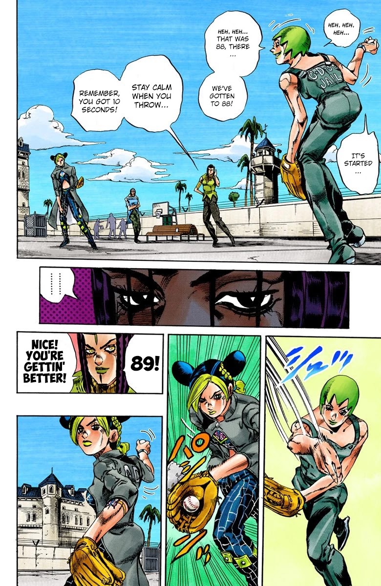 JoJo's Bizarre Adventure Part 6 - Stone Ocean (Official Colored) chapter 35 page 8