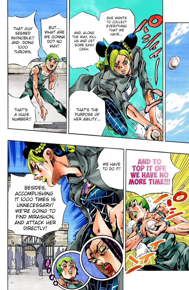 JoJo's Bizarre Adventure Part 6 - Stone Ocean (Official Colored) chapter 37 page 10