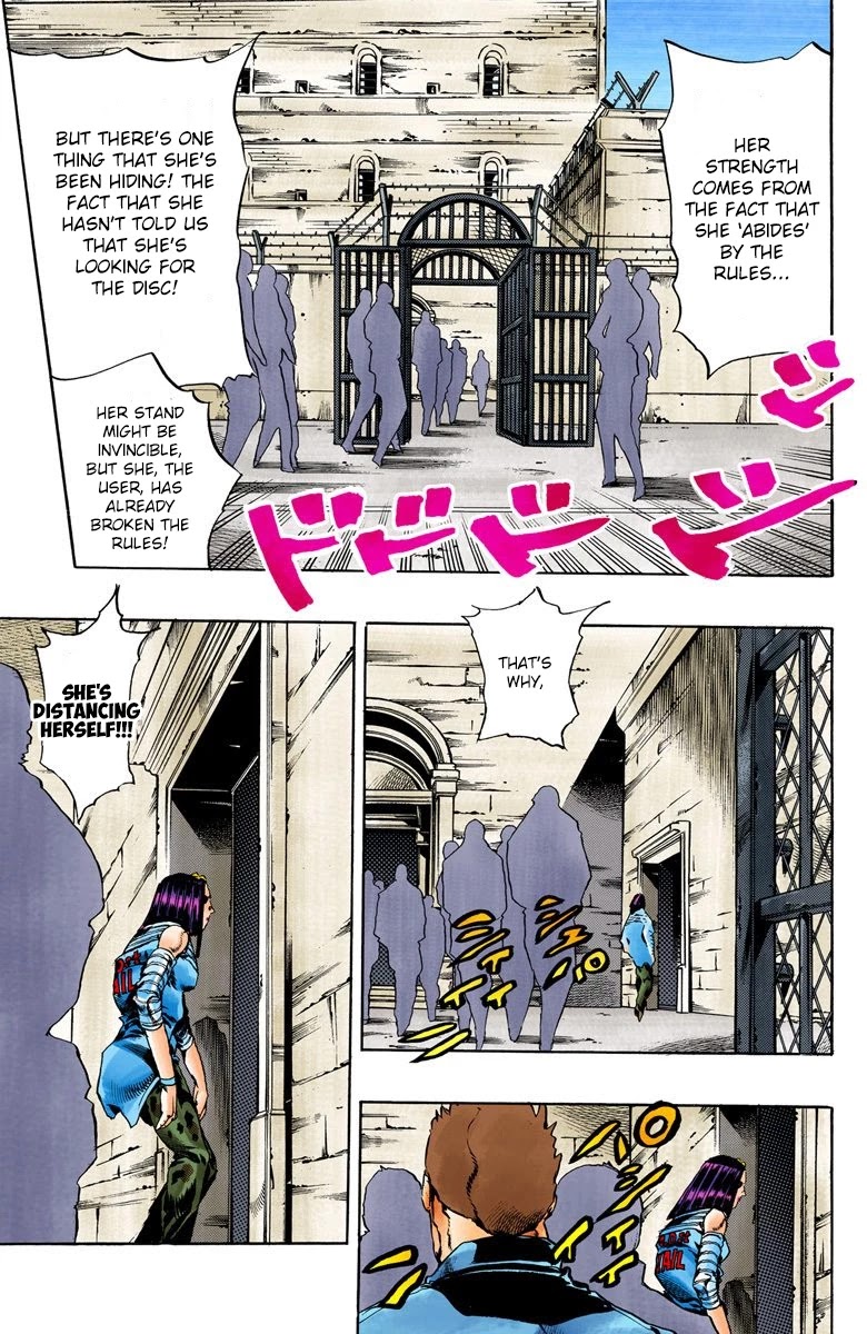 JoJo's Bizarre Adventure Part 6 - Stone Ocean (Official Colored) chapter 37 page 11