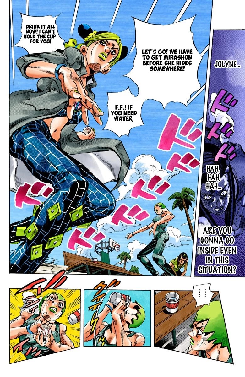 JoJo's Bizarre Adventure Part 6 - Stone Ocean (Official Colored) chapter 37 page 12