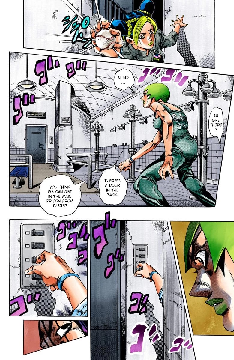 JoJo's Bizarre Adventure Part 6 - Stone Ocean (Official Colored) chapter 37 page 14