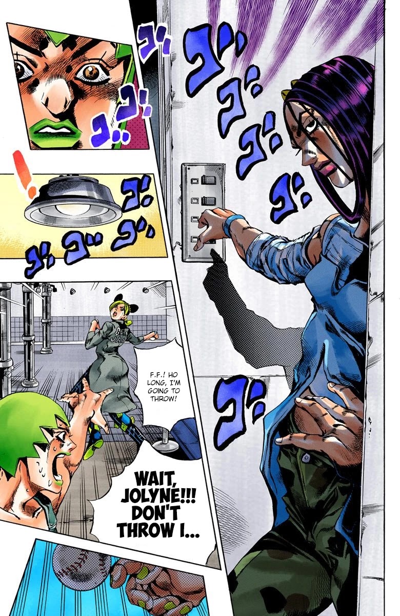 JoJo's Bizarre Adventure Part 6 - Stone Ocean (Official Colored) chapter 37 page 15