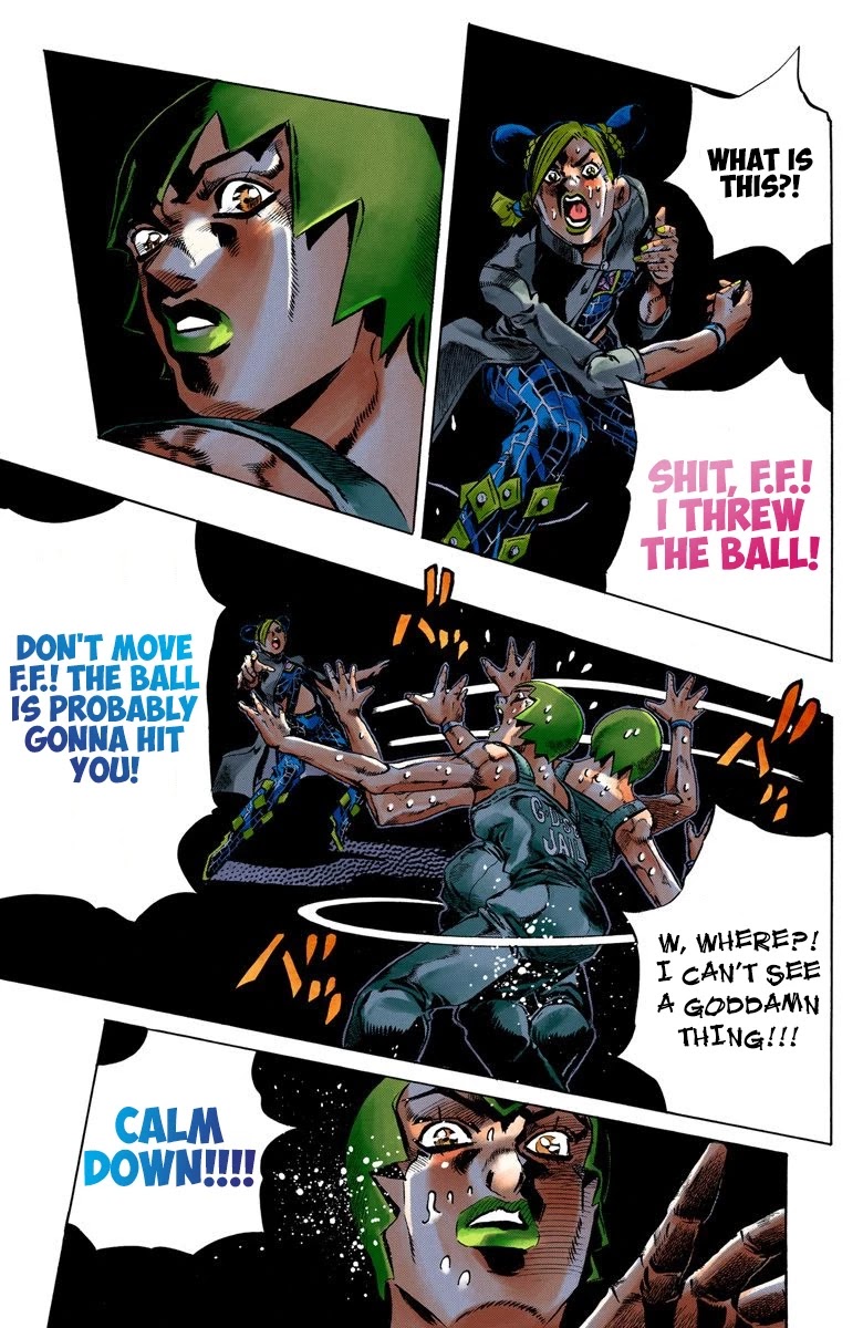 JoJo's Bizarre Adventure Part 6 - Stone Ocean (Official Colored) chapter 37 page 17