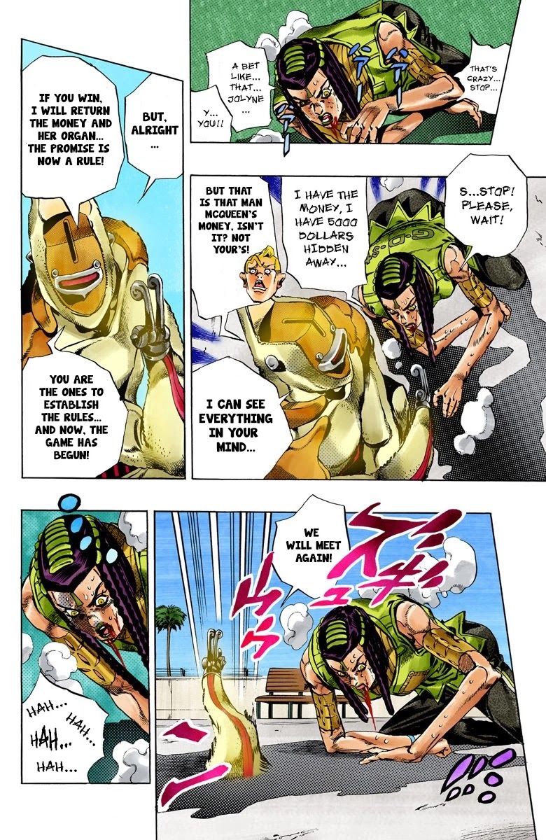 JoJo's Bizarre Adventure Part 6 - Stone Ocean (Official Colored) chapter 37 page 8