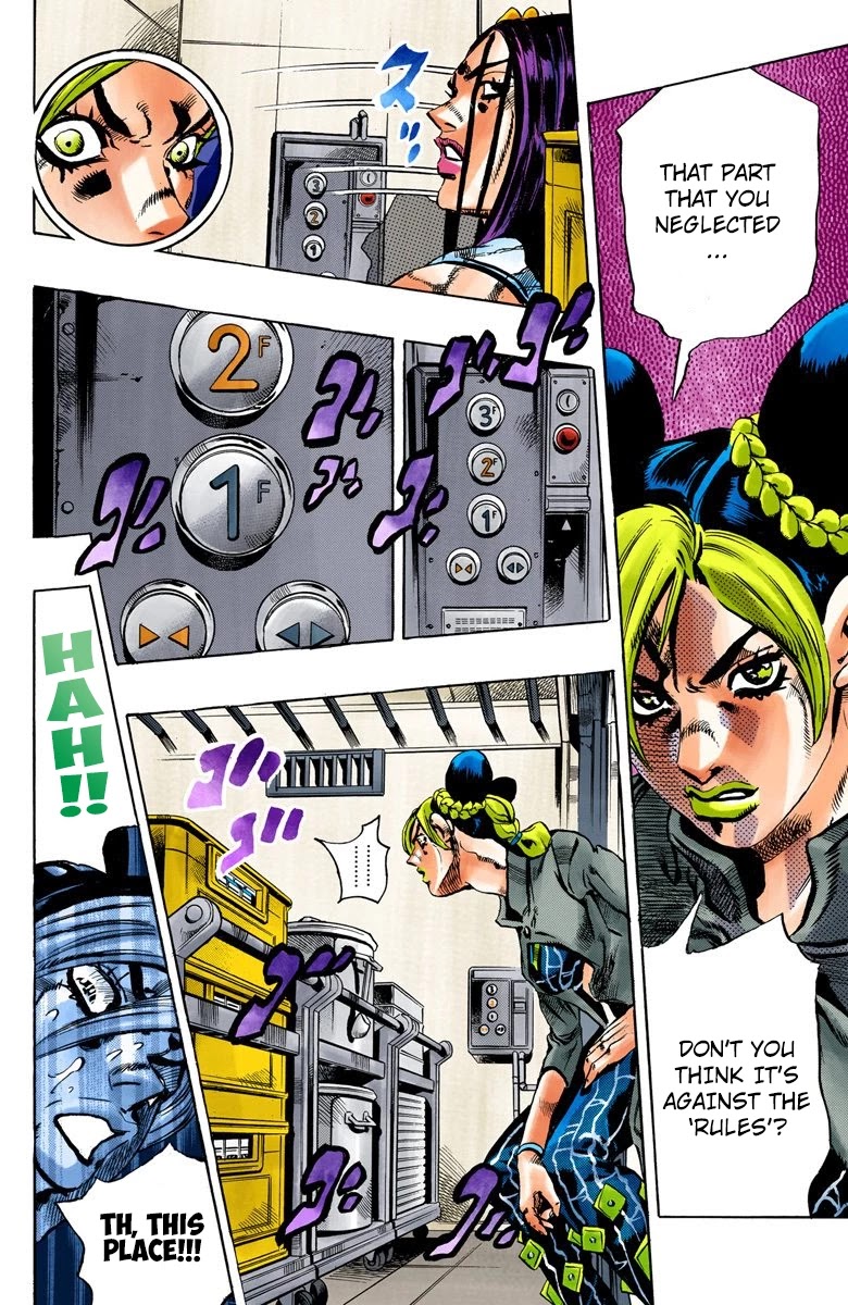 JoJo's Bizarre Adventure Part 6 - Stone Ocean (Official Colored) chapter 38 page 10