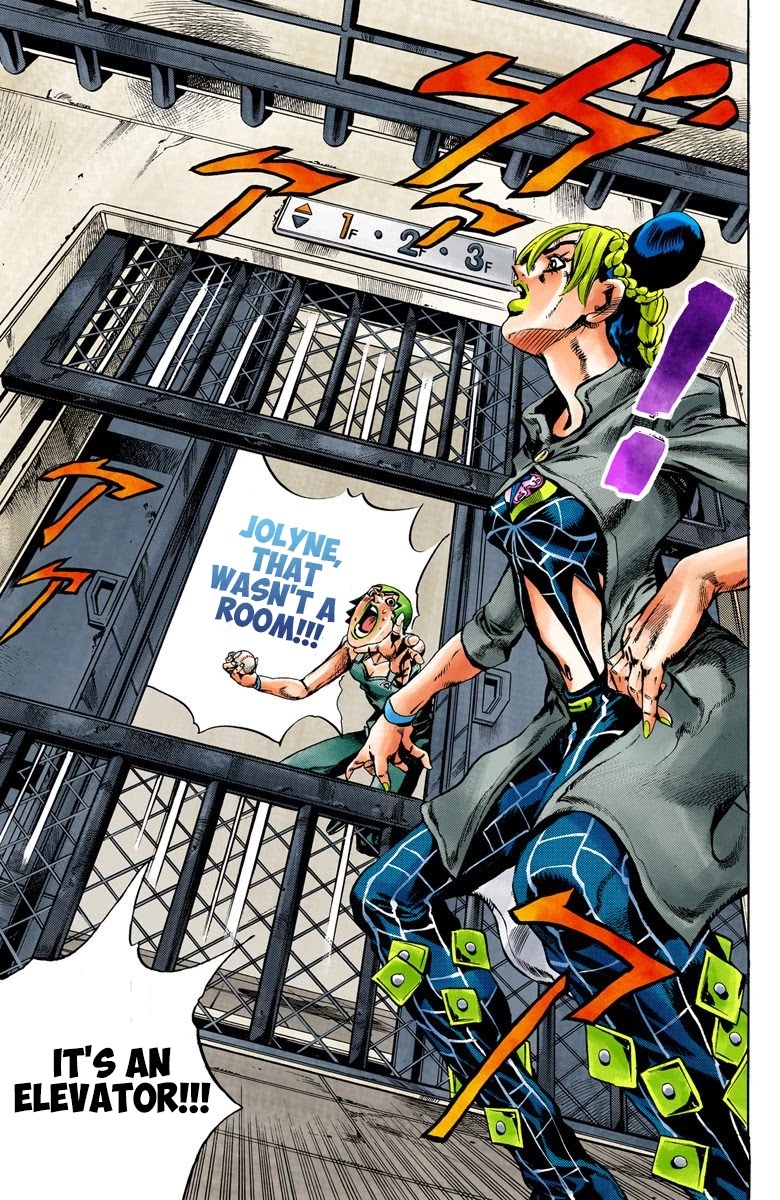 JoJo's Bizarre Adventure Part 6 - Stone Ocean (Official Colored) chapter 38 page 11