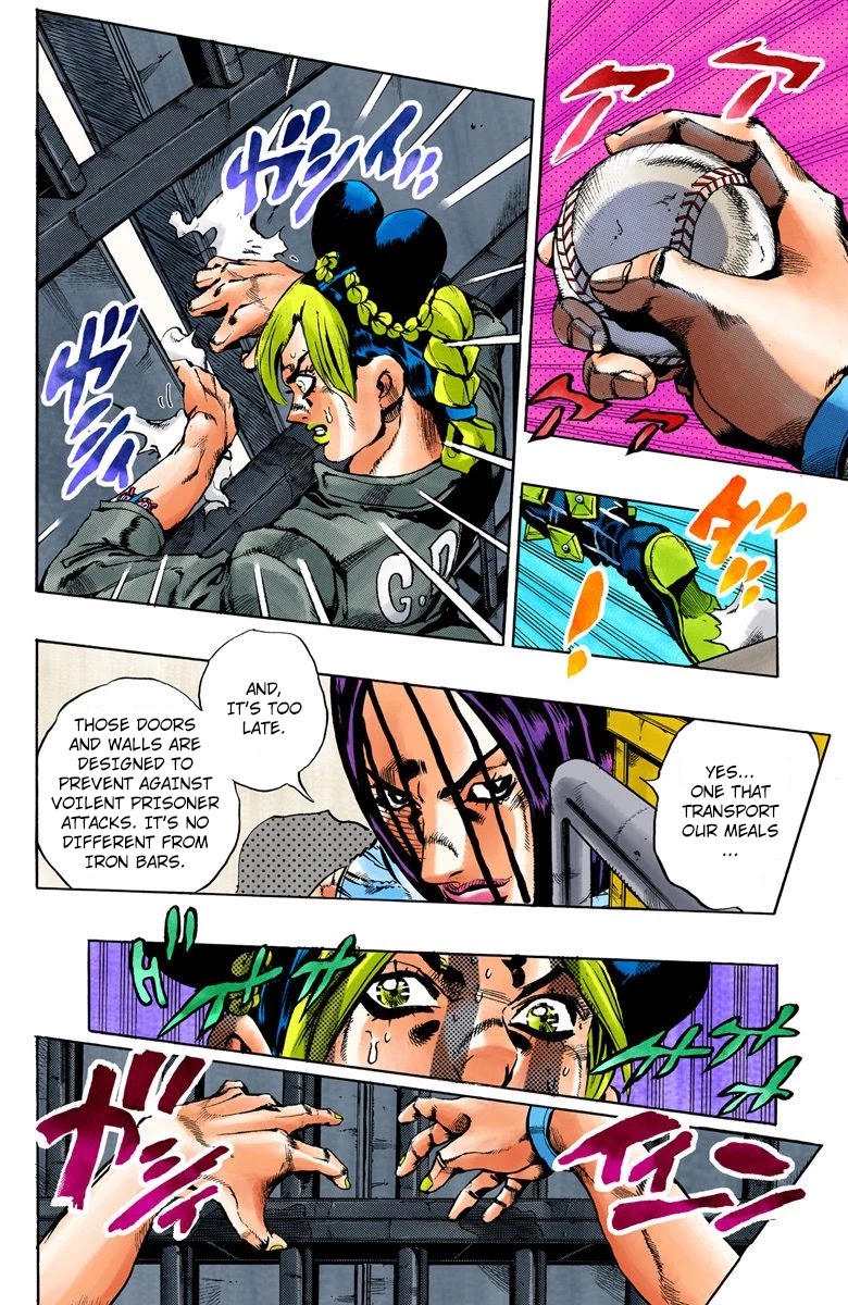 JoJo's Bizarre Adventure Part 6 - Stone Ocean (Official Colored) chapter 38 page 12