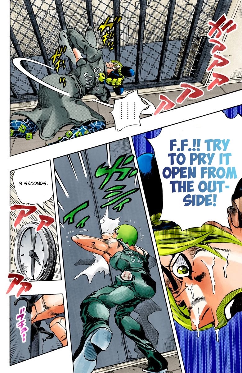 JoJo's Bizarre Adventure Part 6 - Stone Ocean (Official Colored) chapter 38 page 14