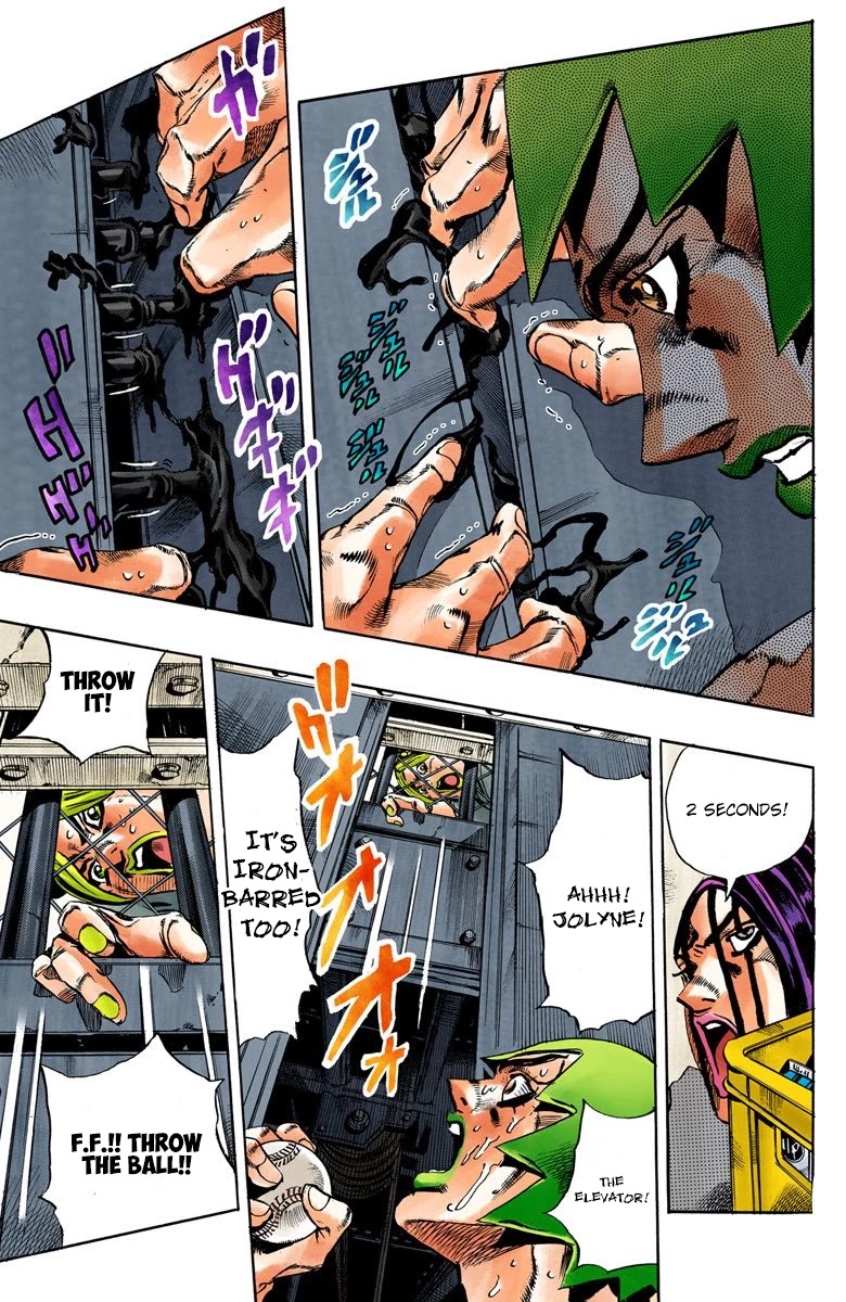 JoJo's Bizarre Adventure Part 6 - Stone Ocean (Official Colored) chapter 38 page 15