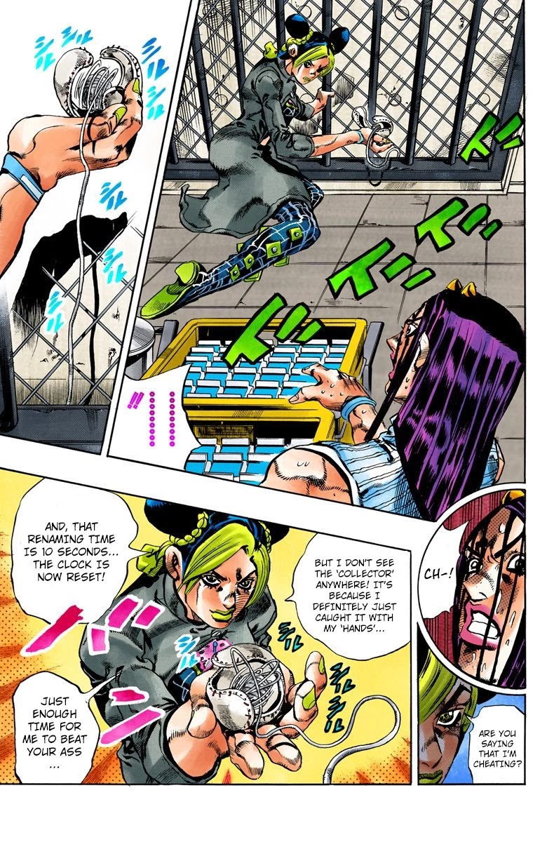 JoJo's Bizarre Adventure Part 6 - Stone Ocean (Official Colored) chapter 38 page 19