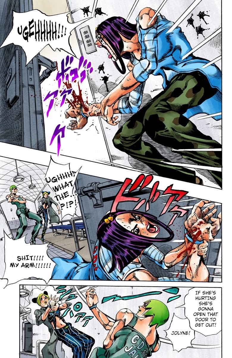 JoJo's Bizarre Adventure Part 6 - Stone Ocean (Official Colored) chapter 38 page 5