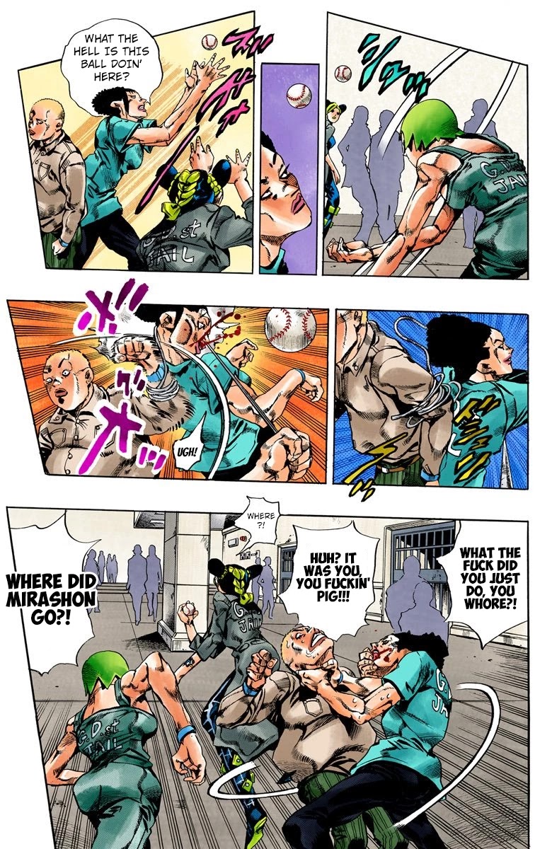 JoJo's Bizarre Adventure Part 6 - Stone Ocean (Official Colored) chapter 38 page 7