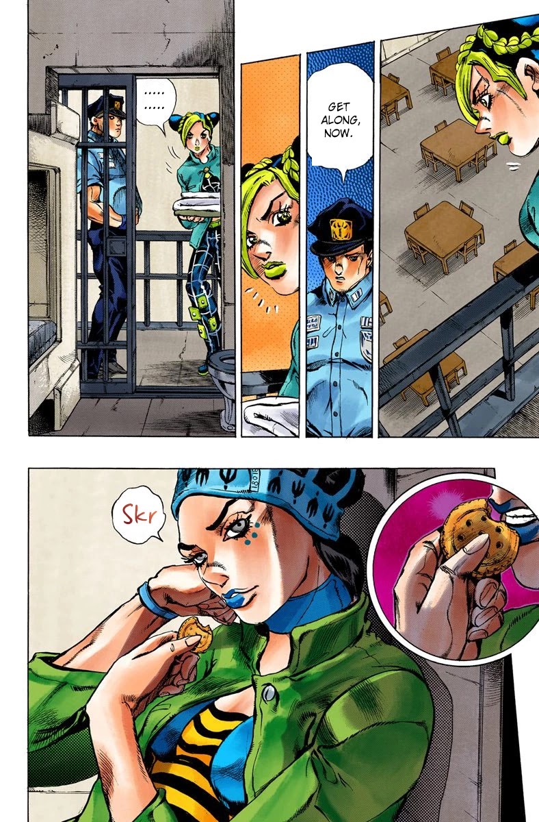 JoJo's Bizarre Adventure Part 6 - Stone Ocean (Official Colored) chapter 4 page 11