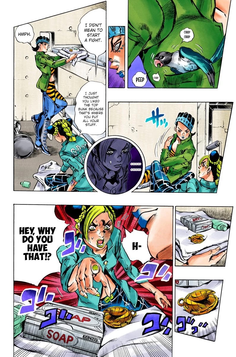 JoJo's Bizarre Adventure Part 6 - Stone Ocean (Official Colored) chapter 4 page 15