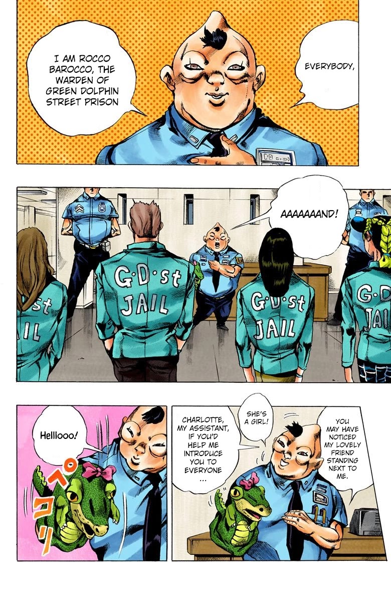 JoJo's Bizarre Adventure Part 6 - Stone Ocean (Official Colored) chapter 4 page 4