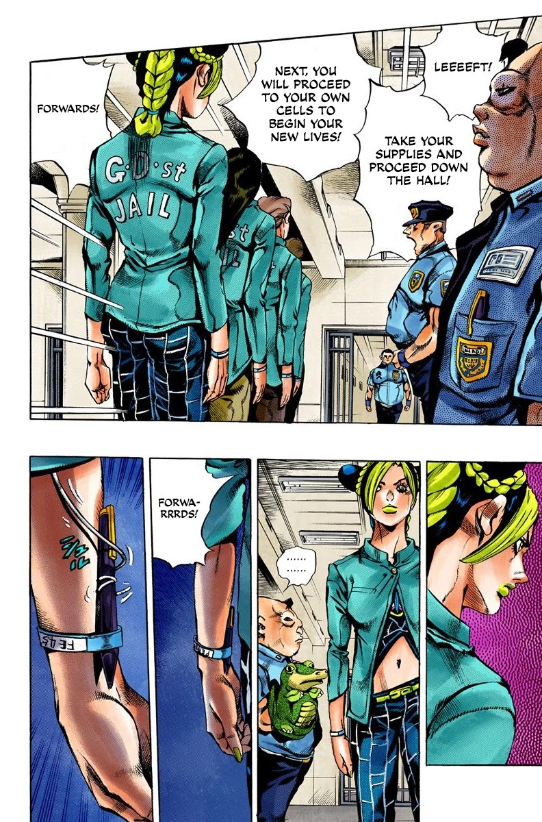 JoJo's Bizarre Adventure Part 6 - Stone Ocean (Official Colored) chapter 4 page 8