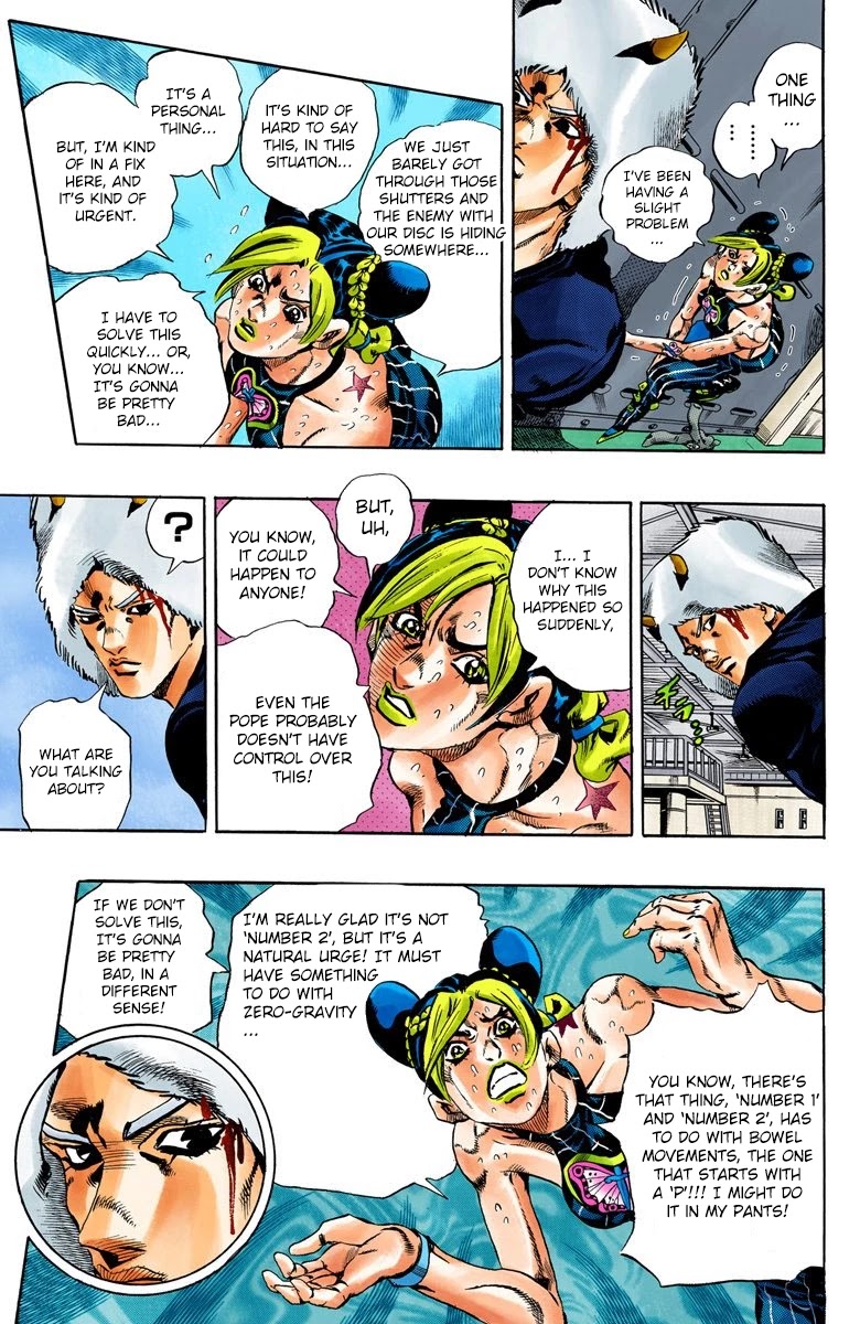 JoJo's Bizarre Adventure Part 6 - Stone Ocean (Official Colored) chapter 43 page 10