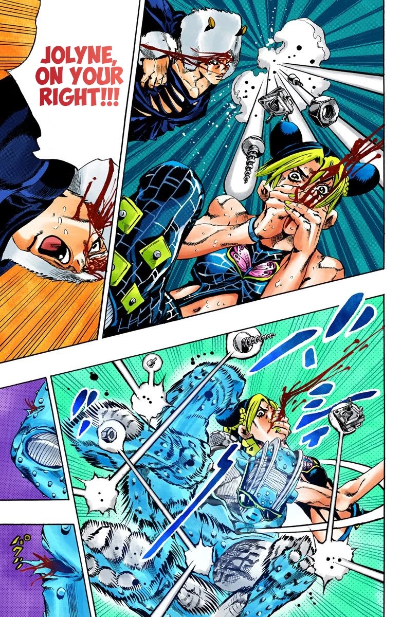 JoJo's Bizarre Adventure Part 6 - Stone Ocean (Official Colored) chapter 43 page 16