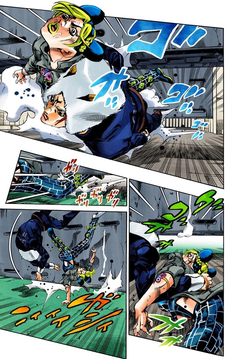 JoJo's Bizarre Adventure Part 6 - Stone Ocean (Official Colored) chapter 43 page 7