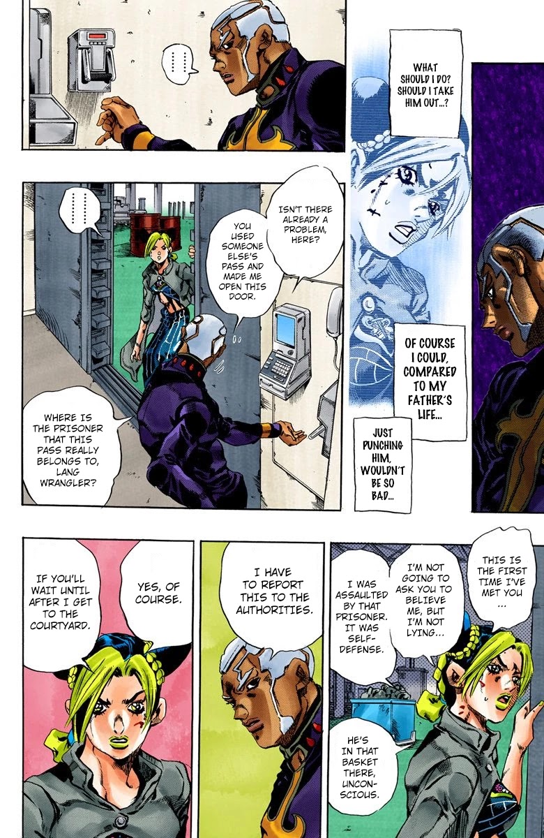 JoJo's Bizarre Adventure Part 6 - Stone Ocean (Official Colored) chapter 47 page 10