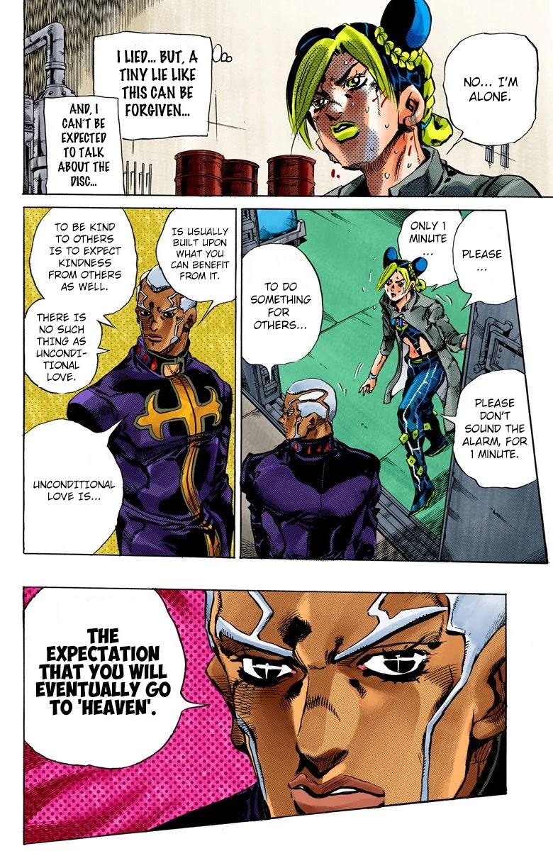 JoJo's Bizarre Adventure Part 6 - Stone Ocean (Official Colored) chapter 47 page 12