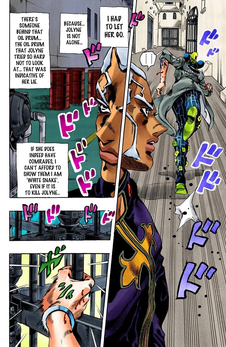 JoJo's Bizarre Adventure Part 6 - Stone Ocean (Official Colored) chapter 47 page 14