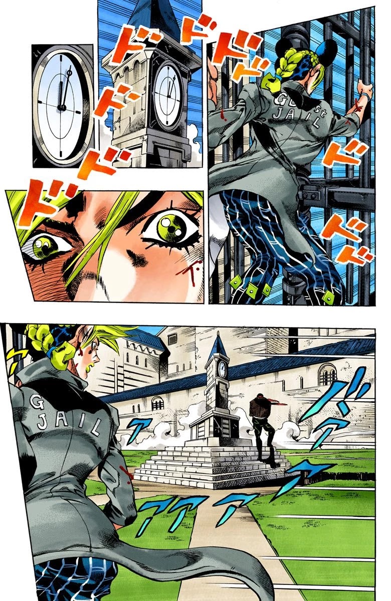 JoJo's Bizarre Adventure Part 6 - Stone Ocean (Official Colored) chapter 47 page 15