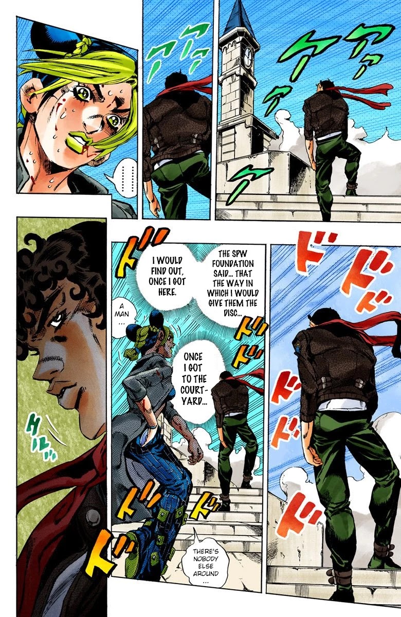 JoJo's Bizarre Adventure Part 6 - Stone Ocean (Official Colored) chapter 47 page 16