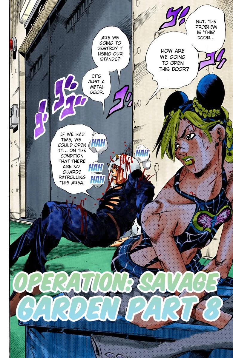 JoJo's Bizarre Adventure Part 6 - Stone Ocean (Official Colored) chapter 47 page 2