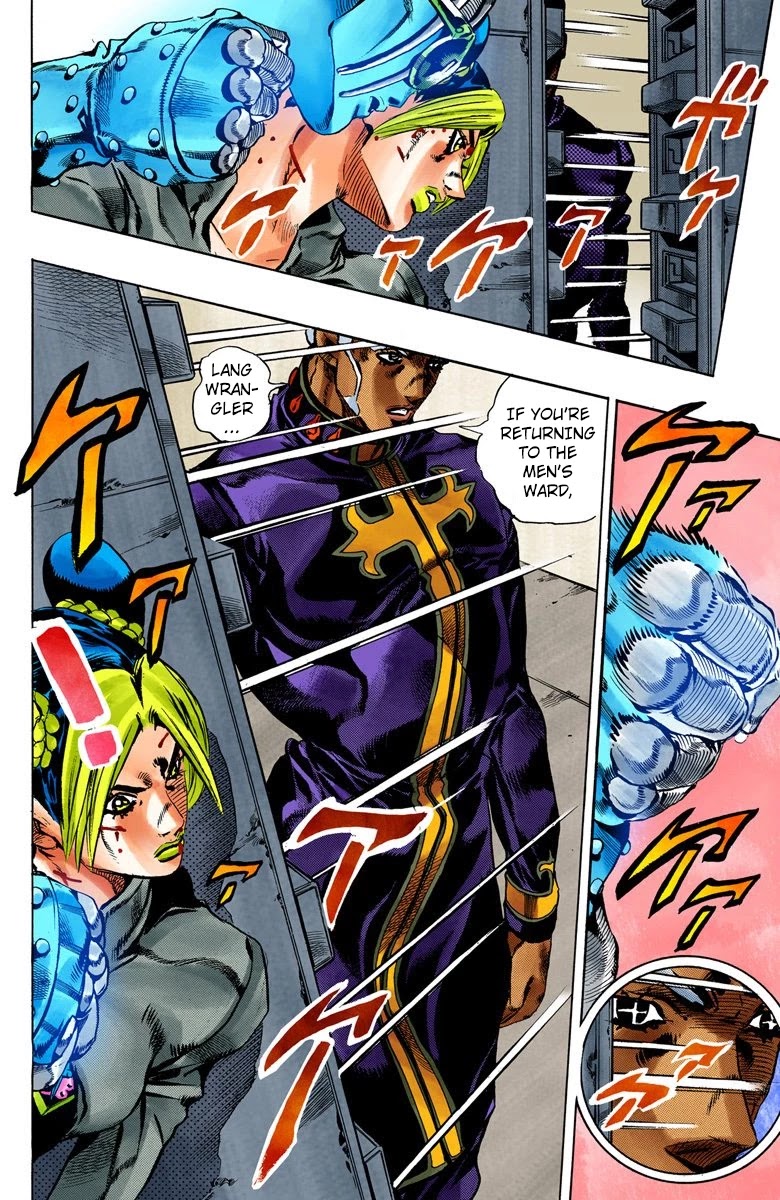 JoJo's Bizarre Adventure Part 6 - Stone Ocean (Official Colored) chapter 47 page 6