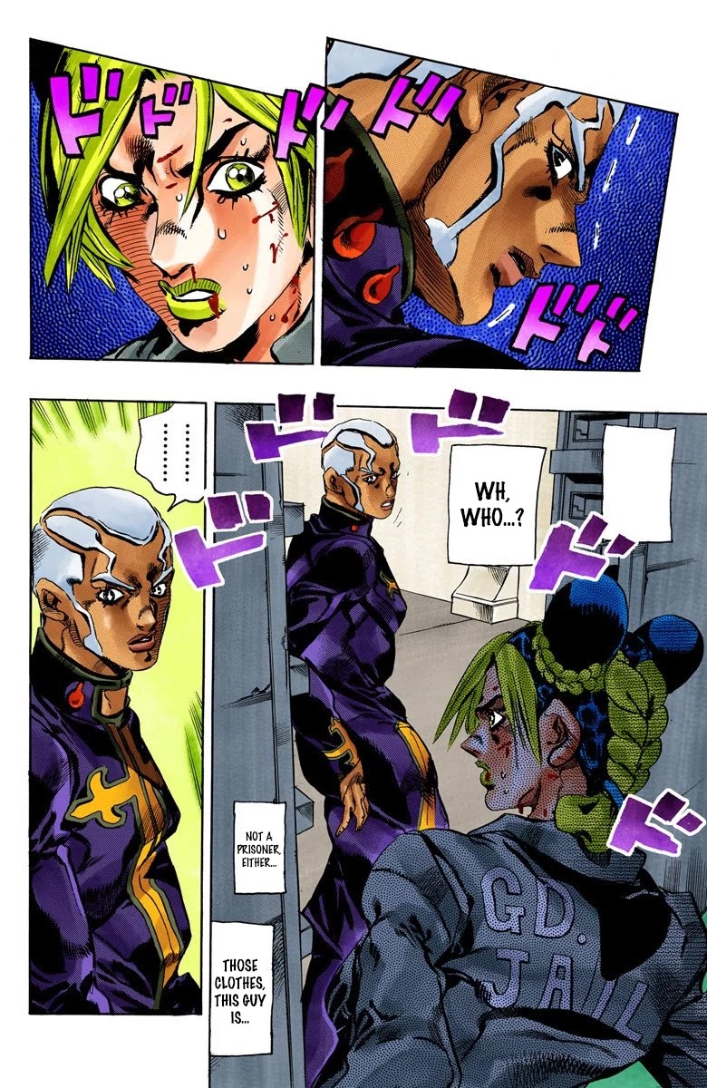 JoJo's Bizarre Adventure Part 6 - Stone Ocean (Official Colored) chapter 47 page 8