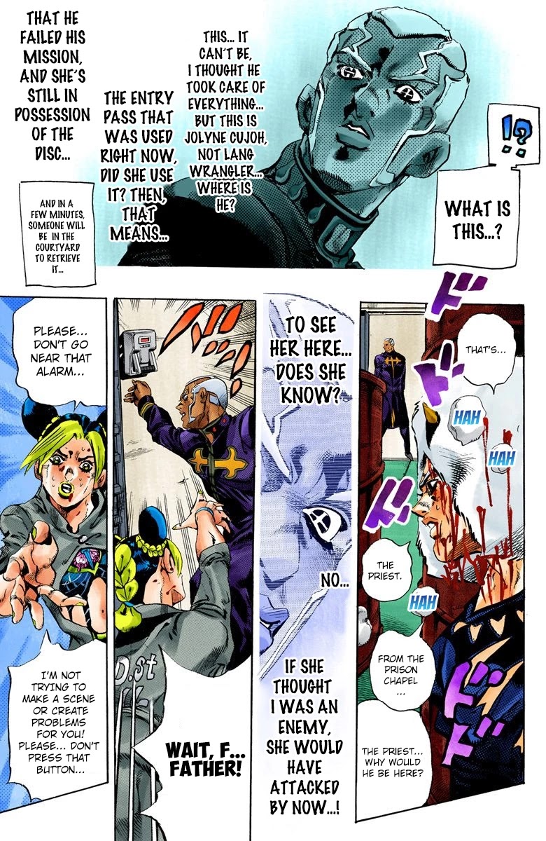 JoJo's Bizarre Adventure Part 6 - Stone Ocean (Official Colored) chapter 47 page 9